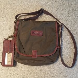 Duluth brown messenger bag